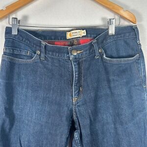 Carhartt Women's Size 12 Short Flannel Lined Jeans